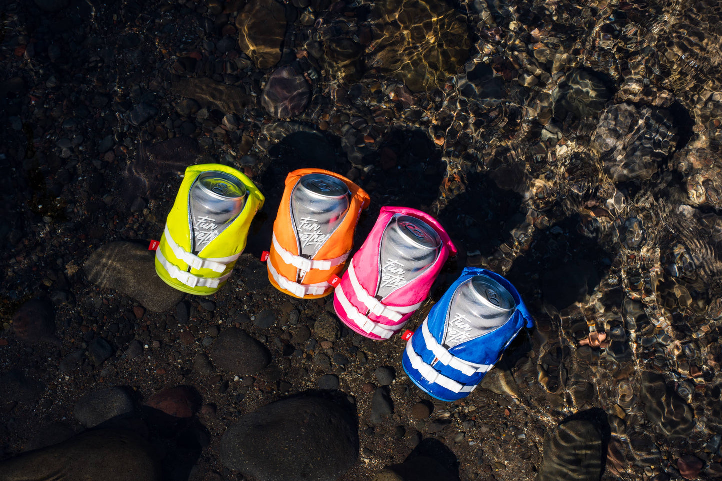Puffin Can Koozie: The Buoy - Party Pink