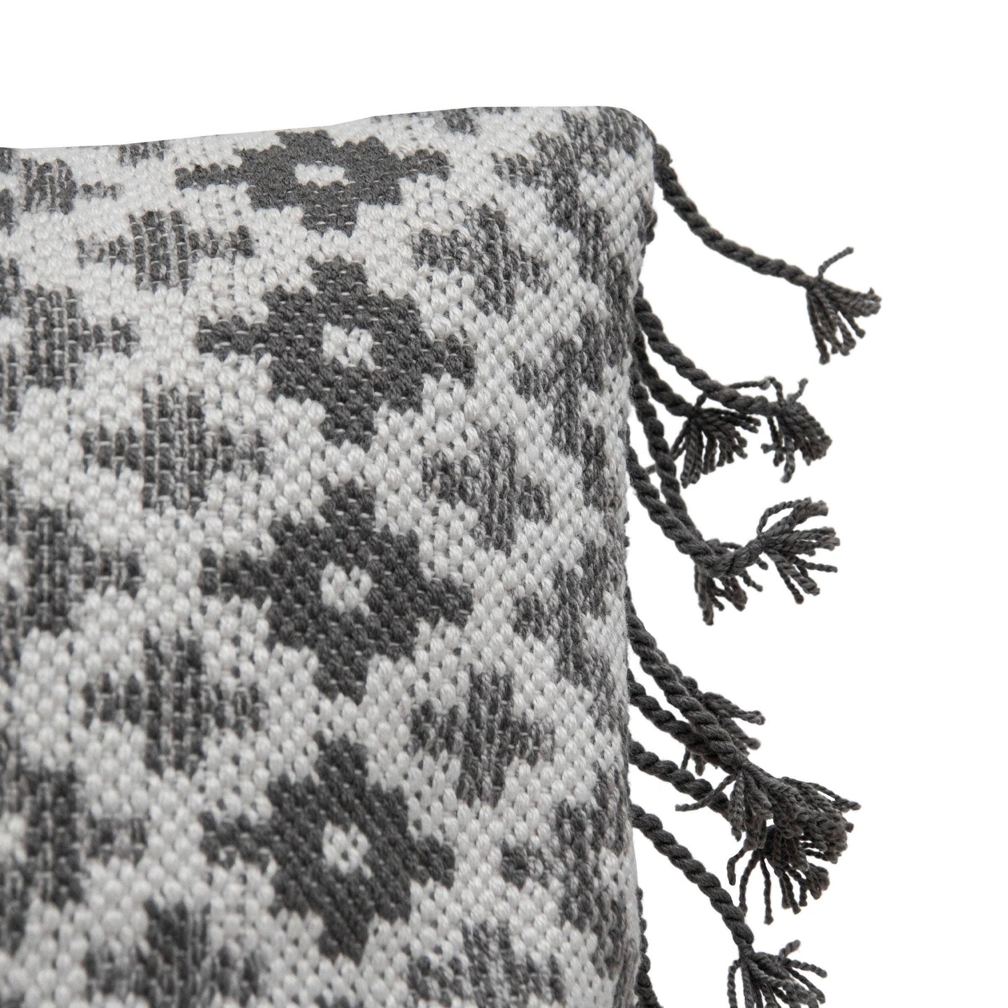 Pillow: 24" X 24" Gray, Indoor & Outdoor