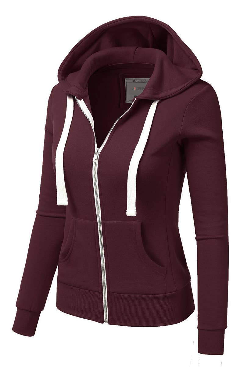 Lightweight Thin Zip-Up Hoodie Jacket