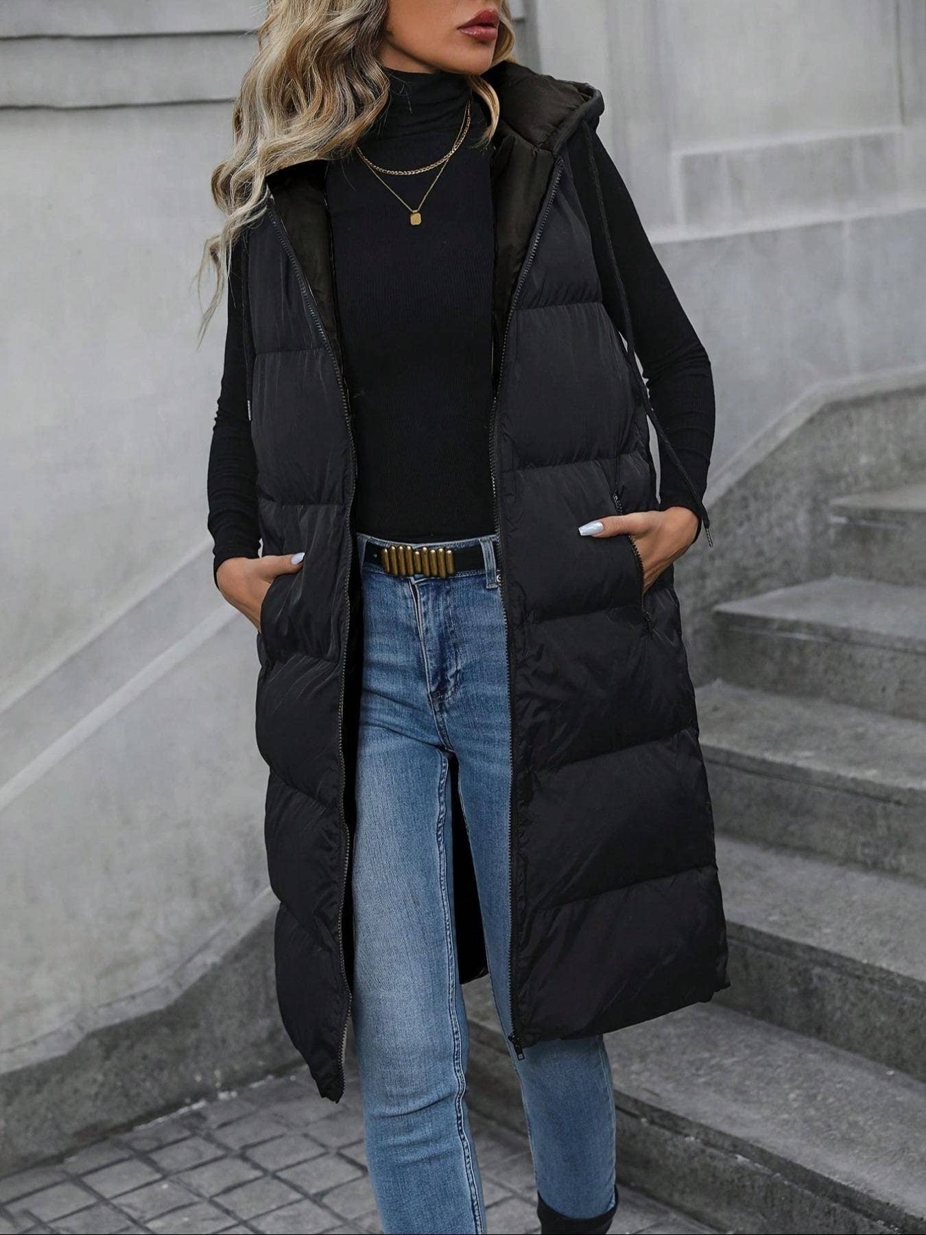 Hooded Puffer Vest