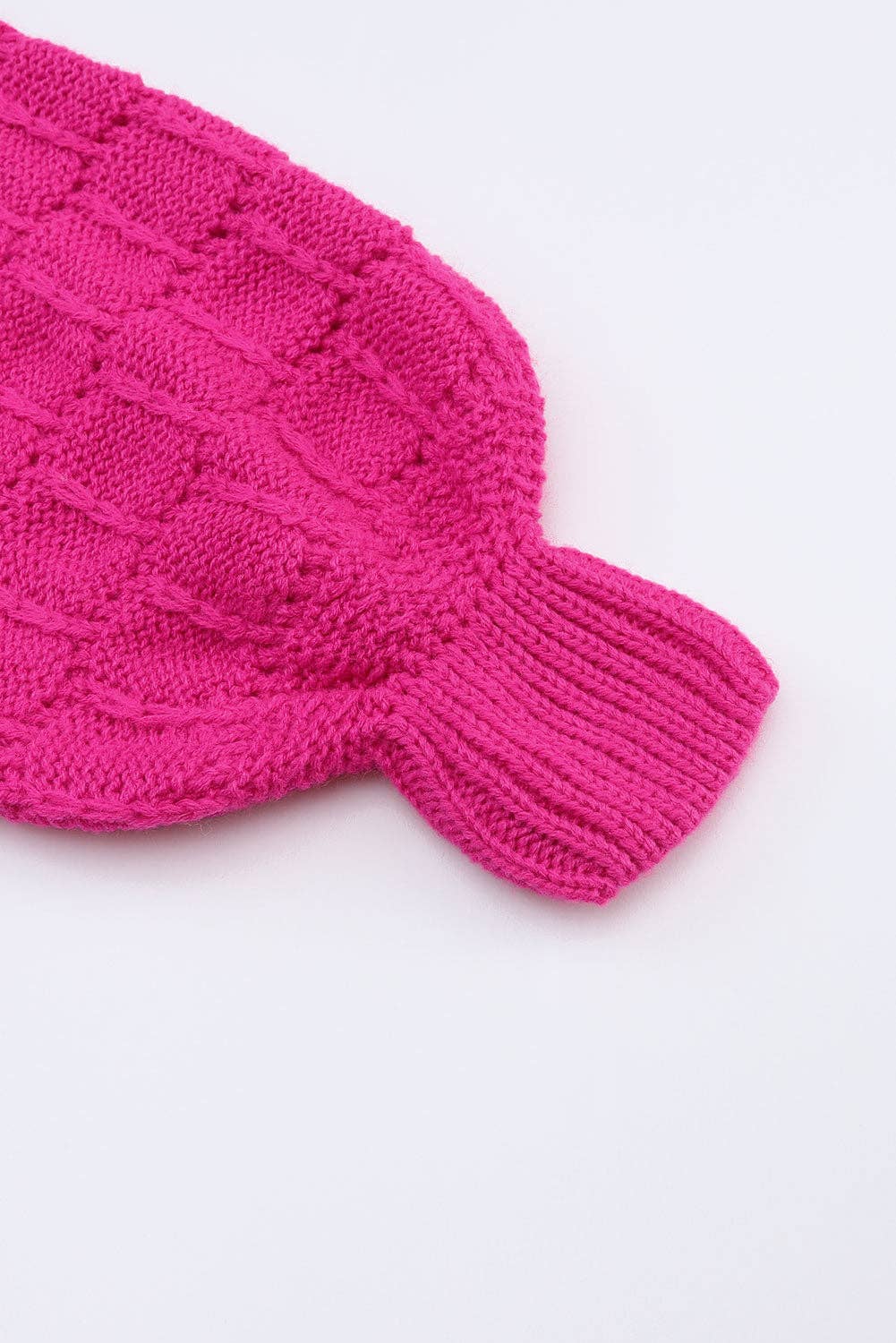 Bubble Sleeve Knit Sweater
