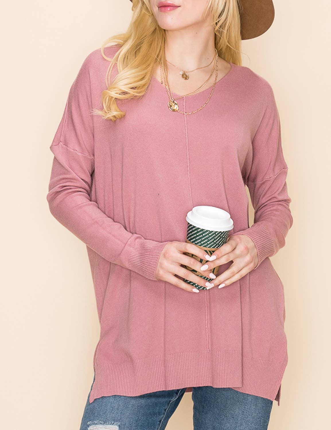 V Neck Sweater