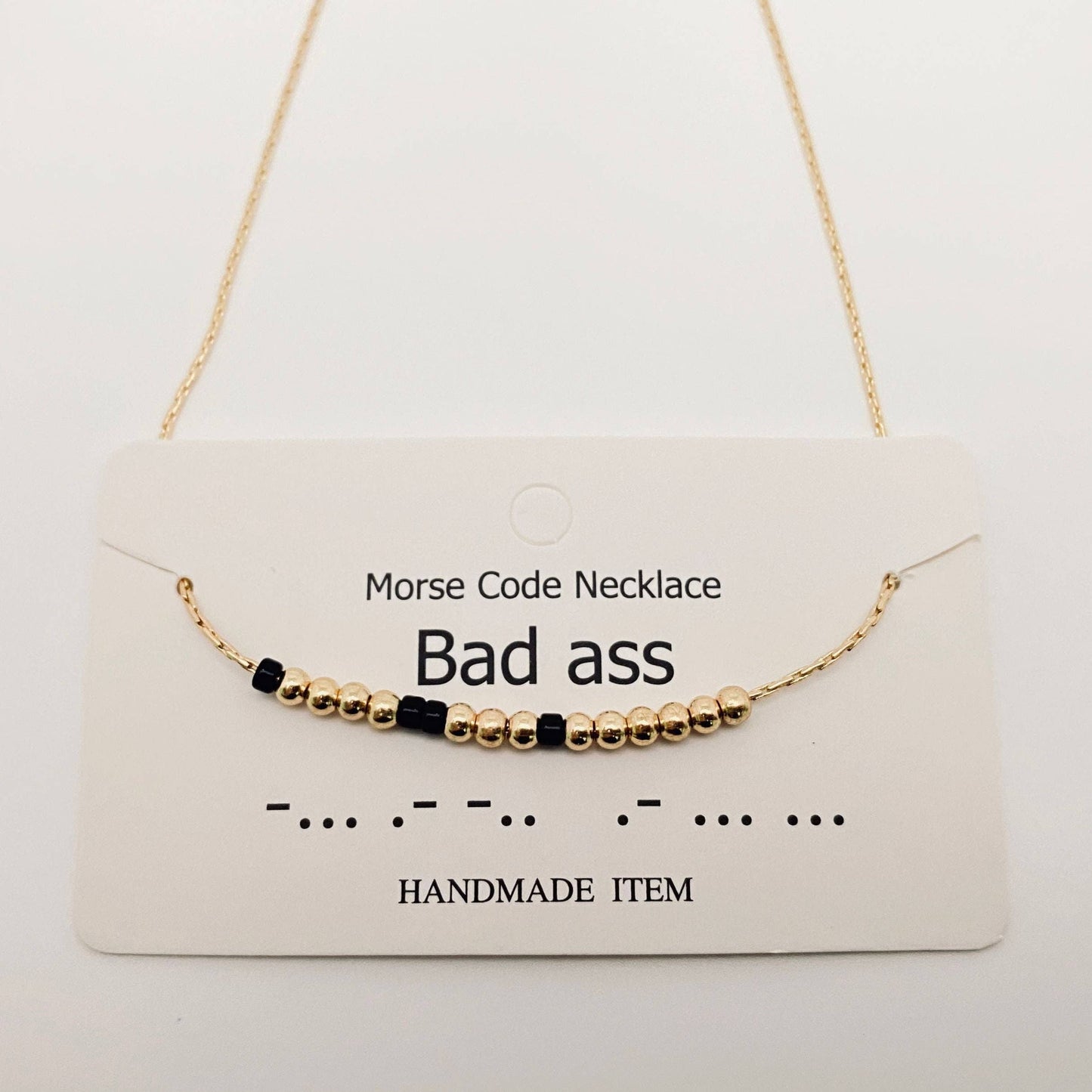Morse Code Necklace