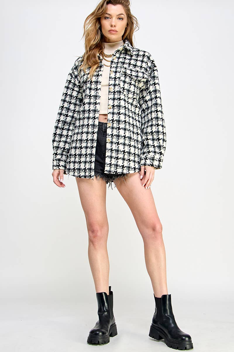 PATTERN PRINT JACKET