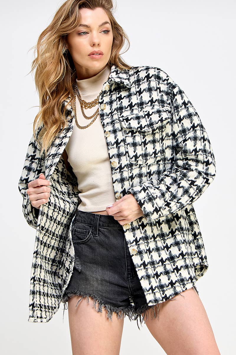 PATTERN PRINT JACKET