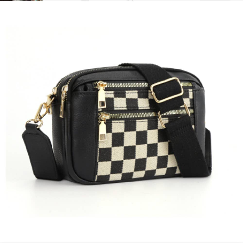 Color Blocked Crossbody Bag