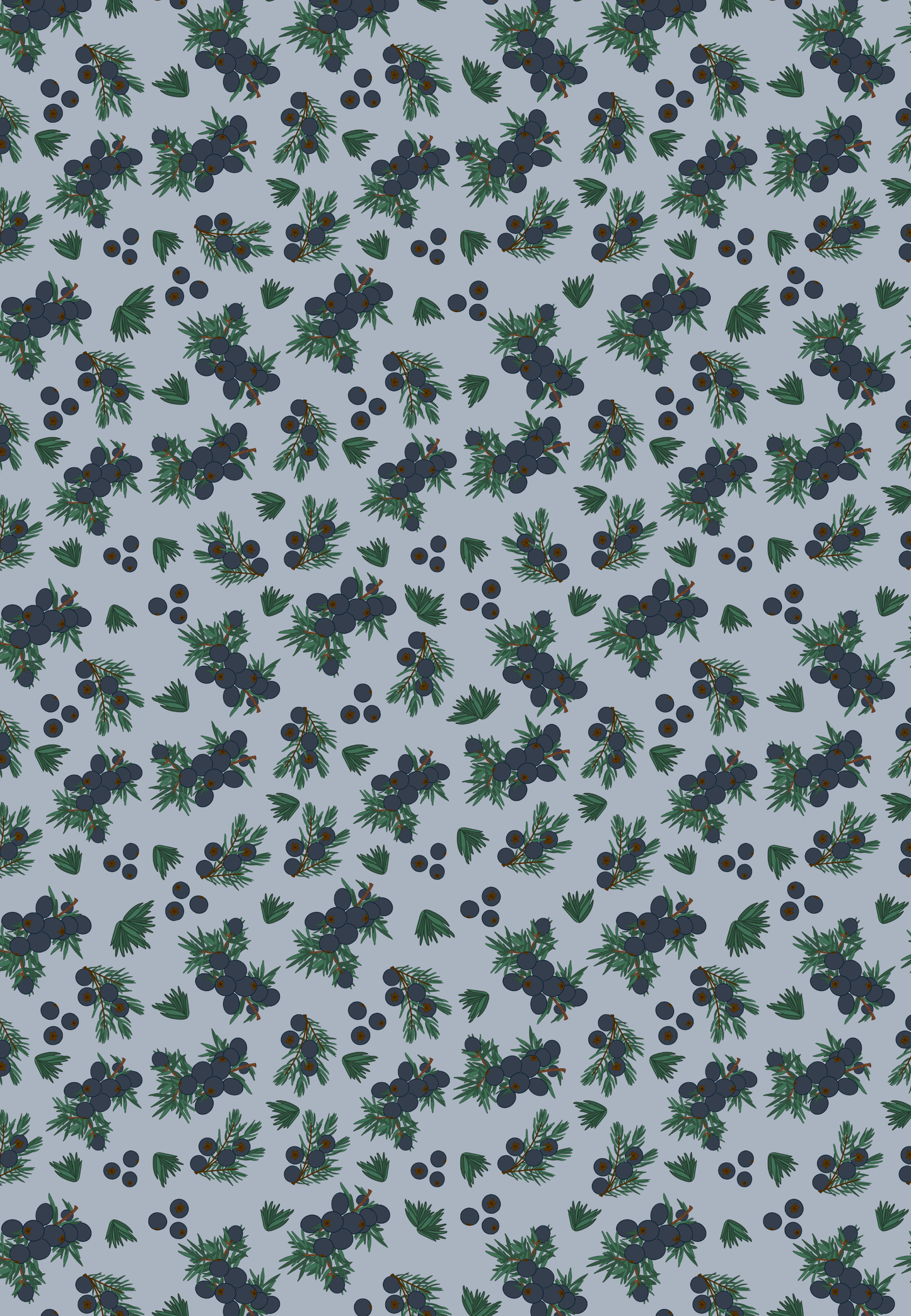 AligN Striped & Juniper Berries Wrapping Paper Sheets
