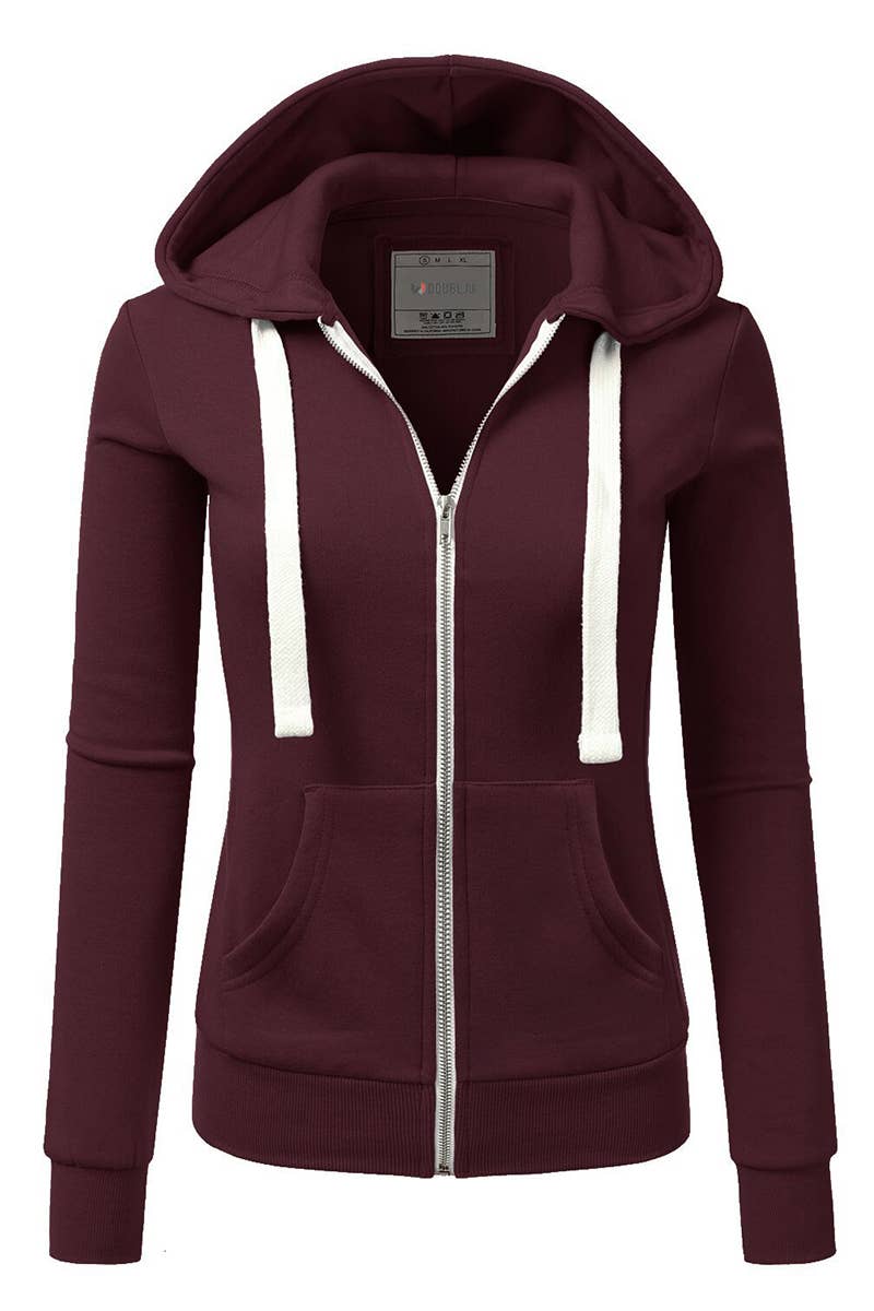 Lightweight Thin Zip-Up Hoodie Jacket