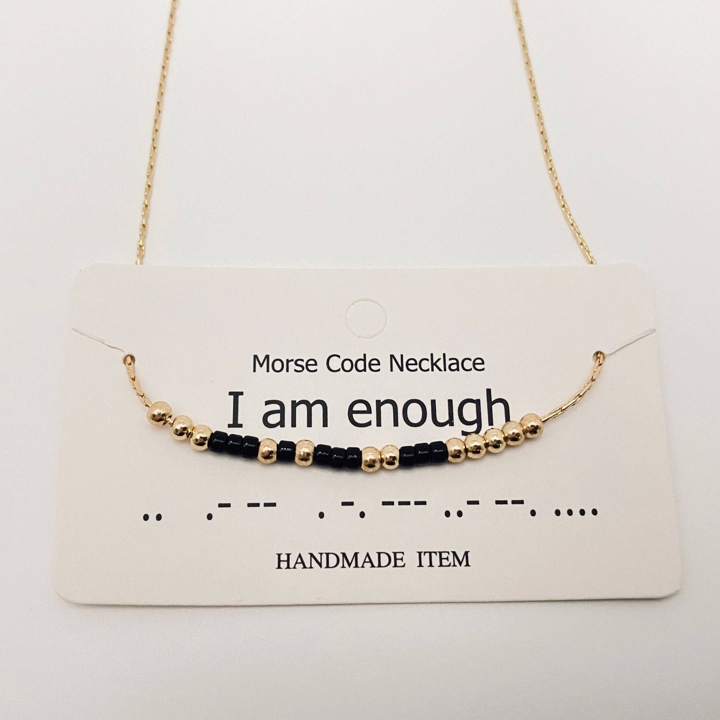 Morse Code Necklace