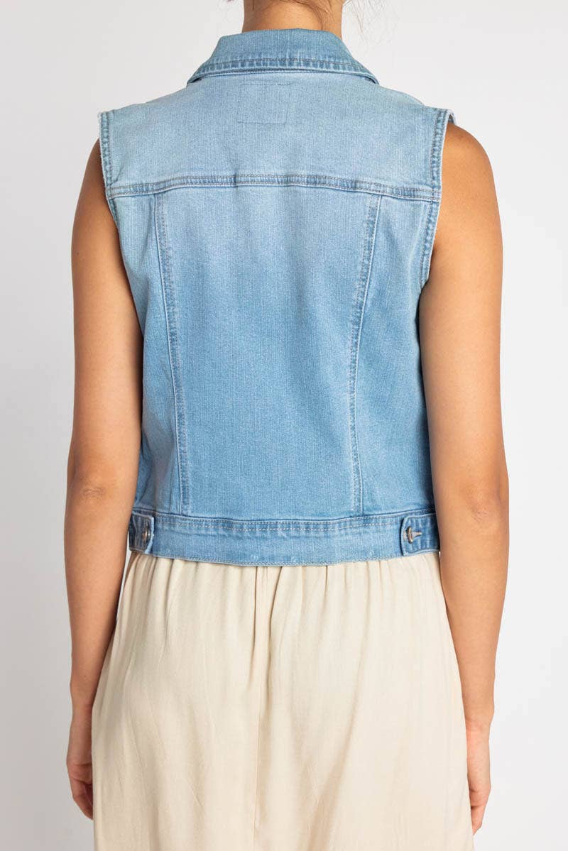 Non-Destructed Regular Fit Vest