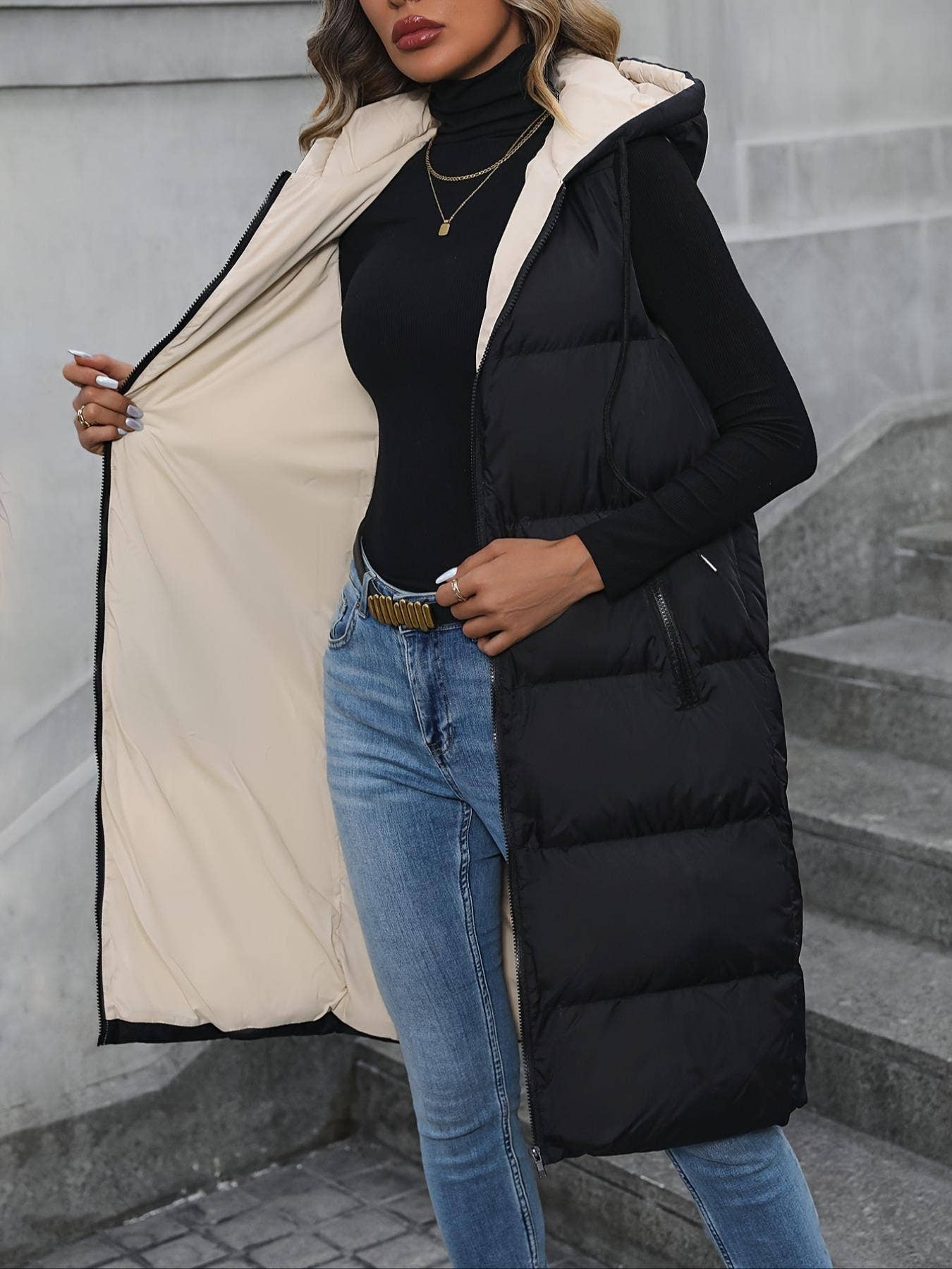 Hooded Puffer Vest