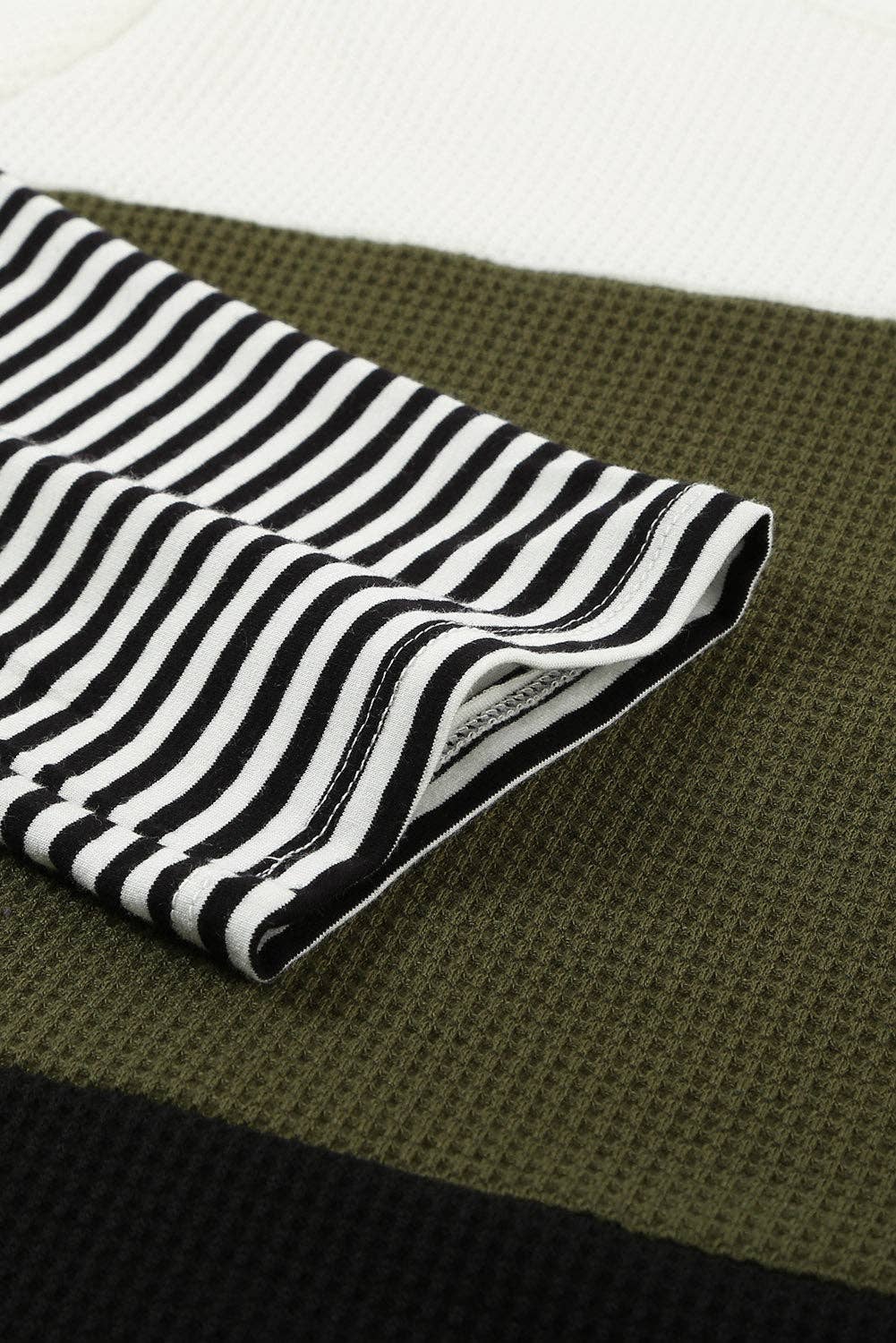 Colorblock Stripe Long Sleeve Top