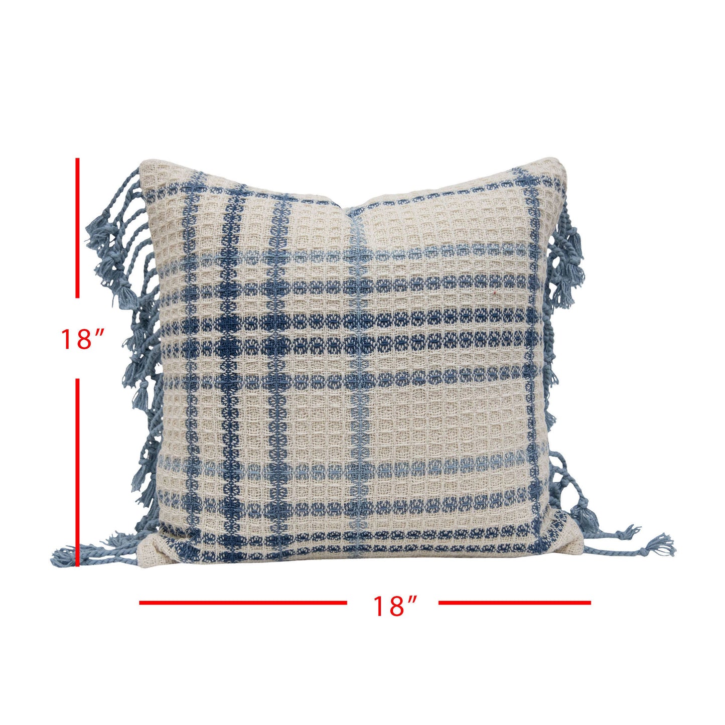 Pillow: Blue/White, Indoor & Outdoor