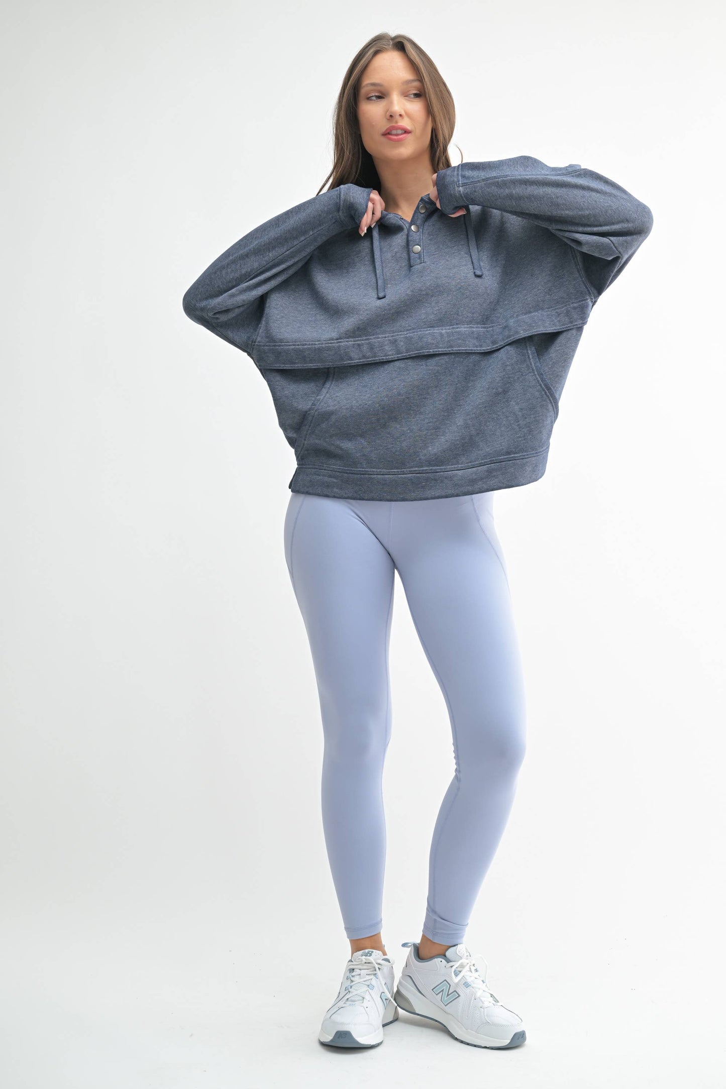 Fleece Snap Hoodie