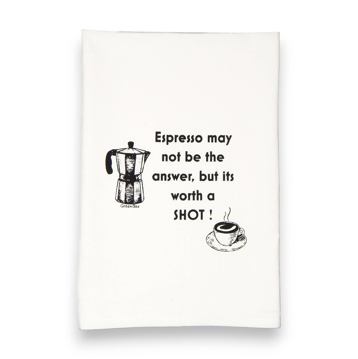 Tea Towel: Espresso Shot Coffee