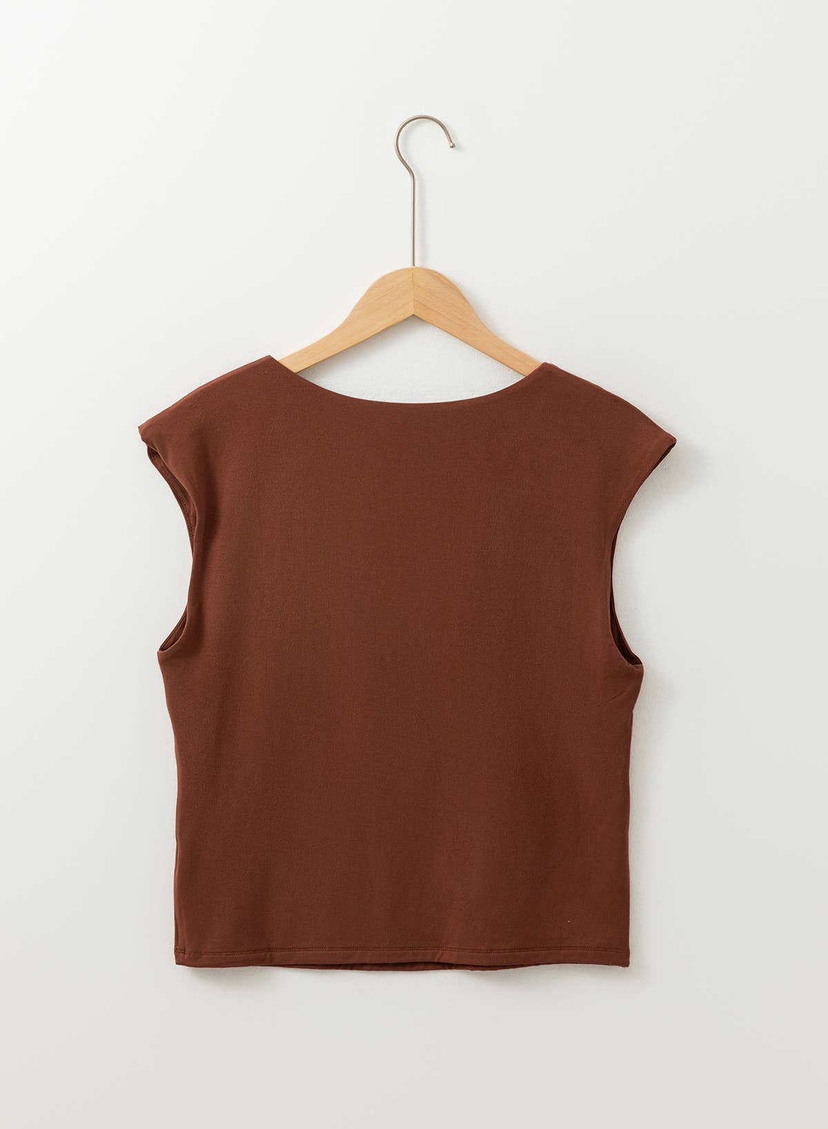 Solid Color U Neck Slim Fit Tank Top