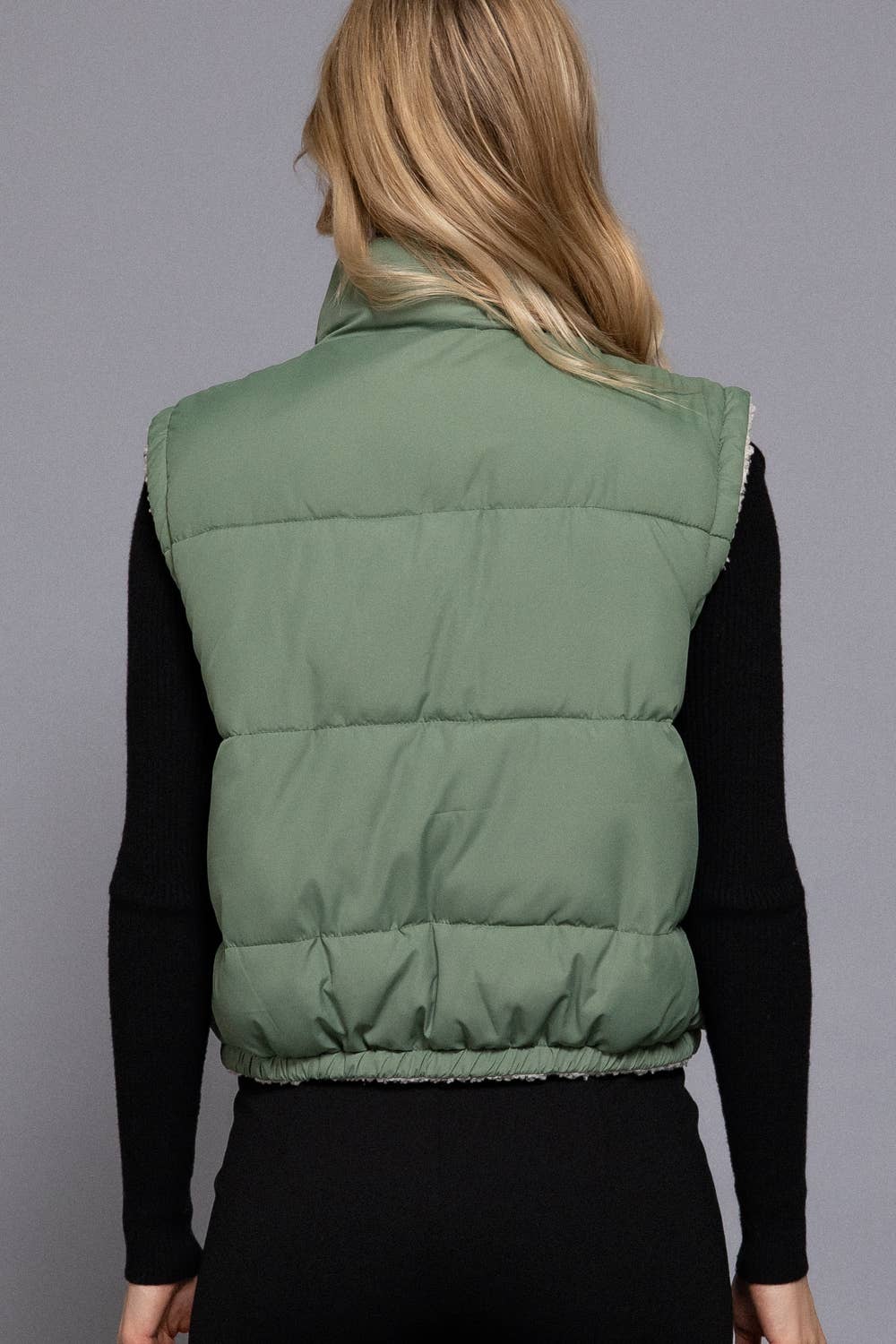 Reversible Fur Padded Vest