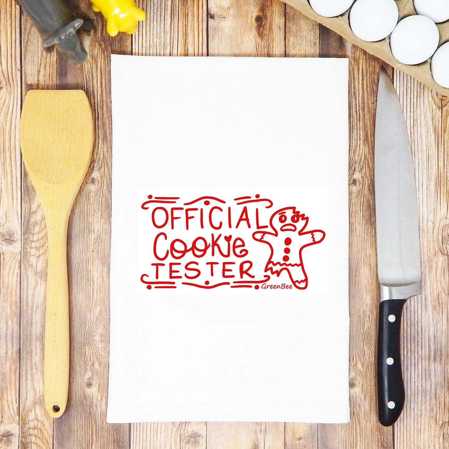 Tea Towel:  Official Cookie Tester