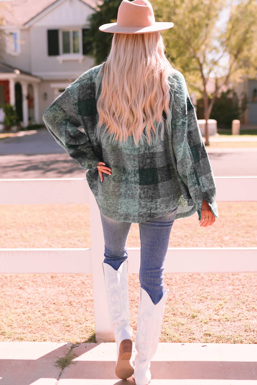 Multicolor Brushed Shacket