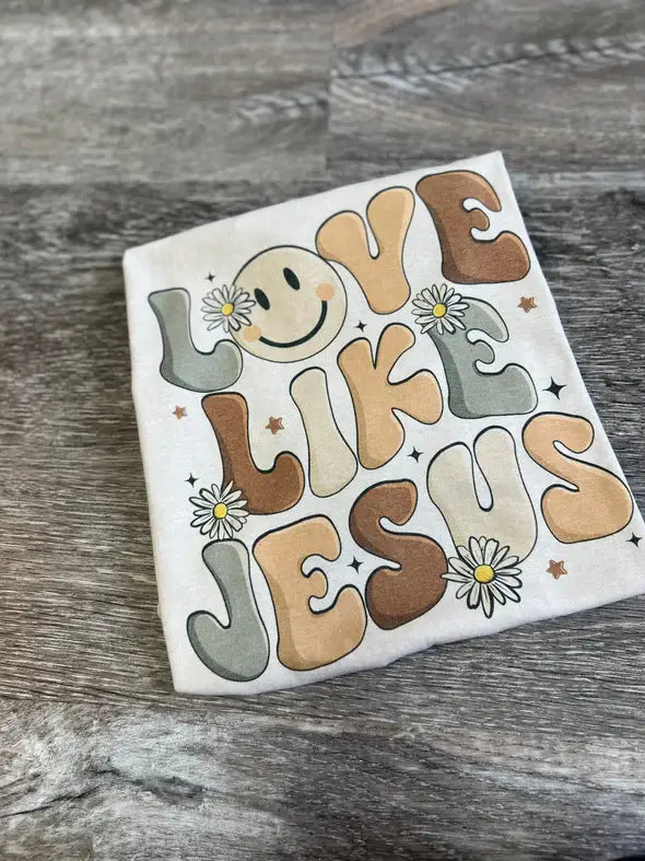 Love Like Jesus on Sand Tee