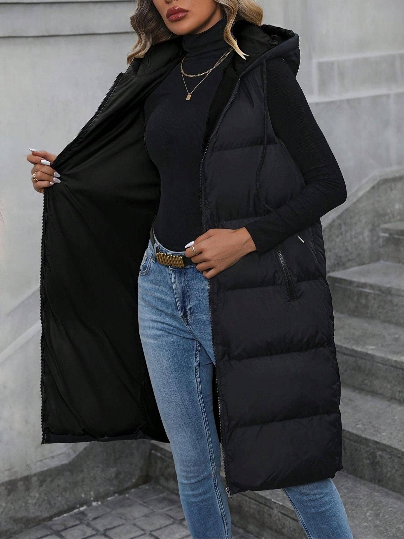 Hooded Puffer Vest