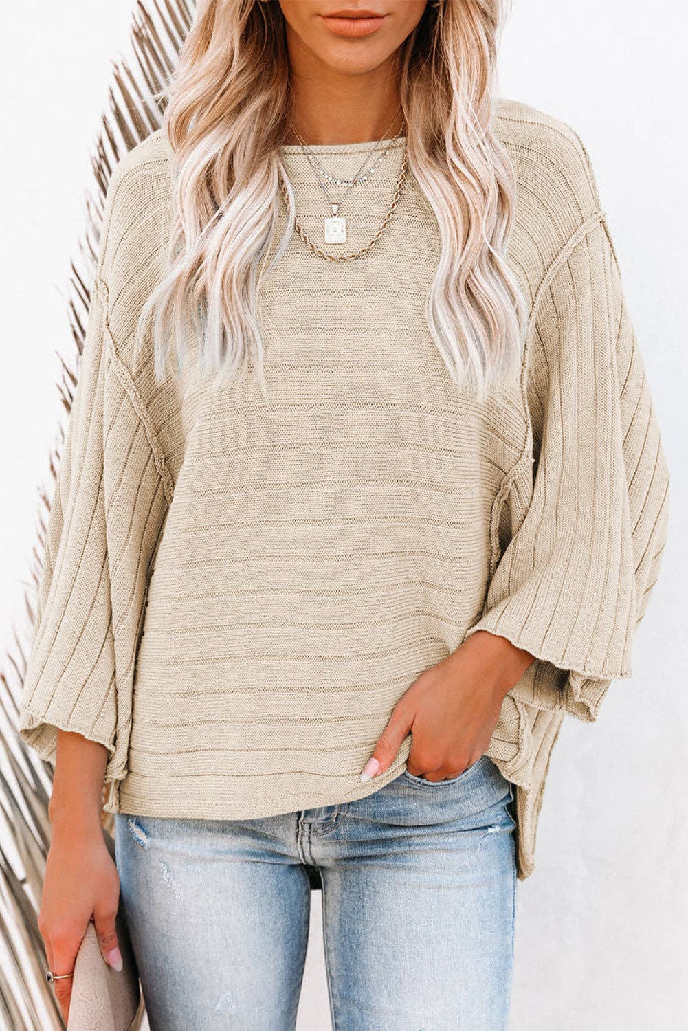 Exposed Seam Top