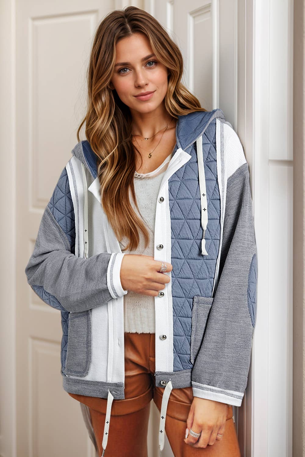 Quilted Hooded Jacket