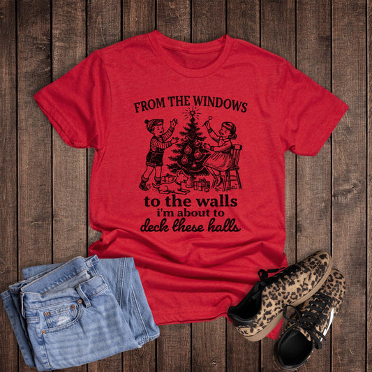 Christmas From the Windows to the Walls Tee