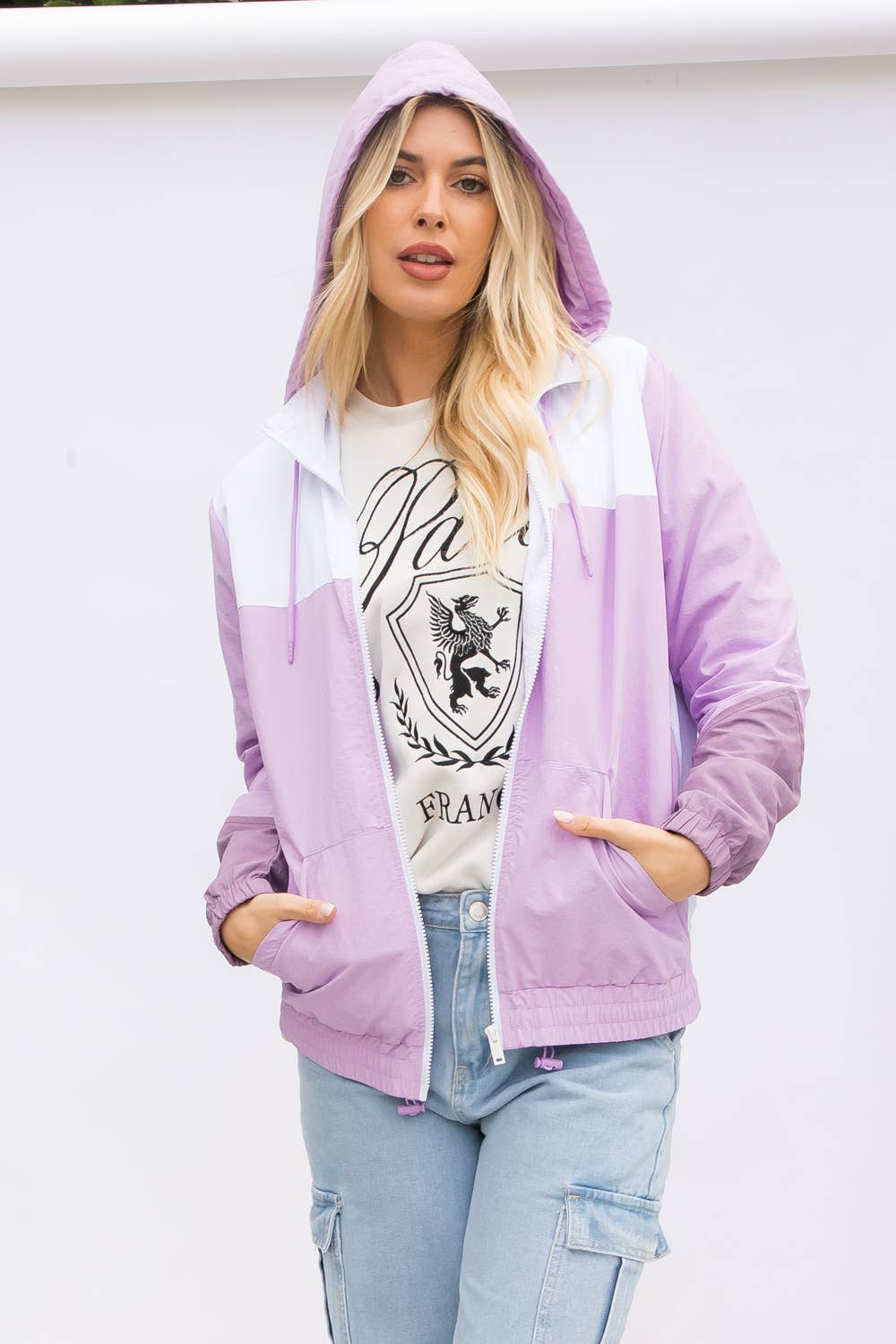 Color Block Windbreaker