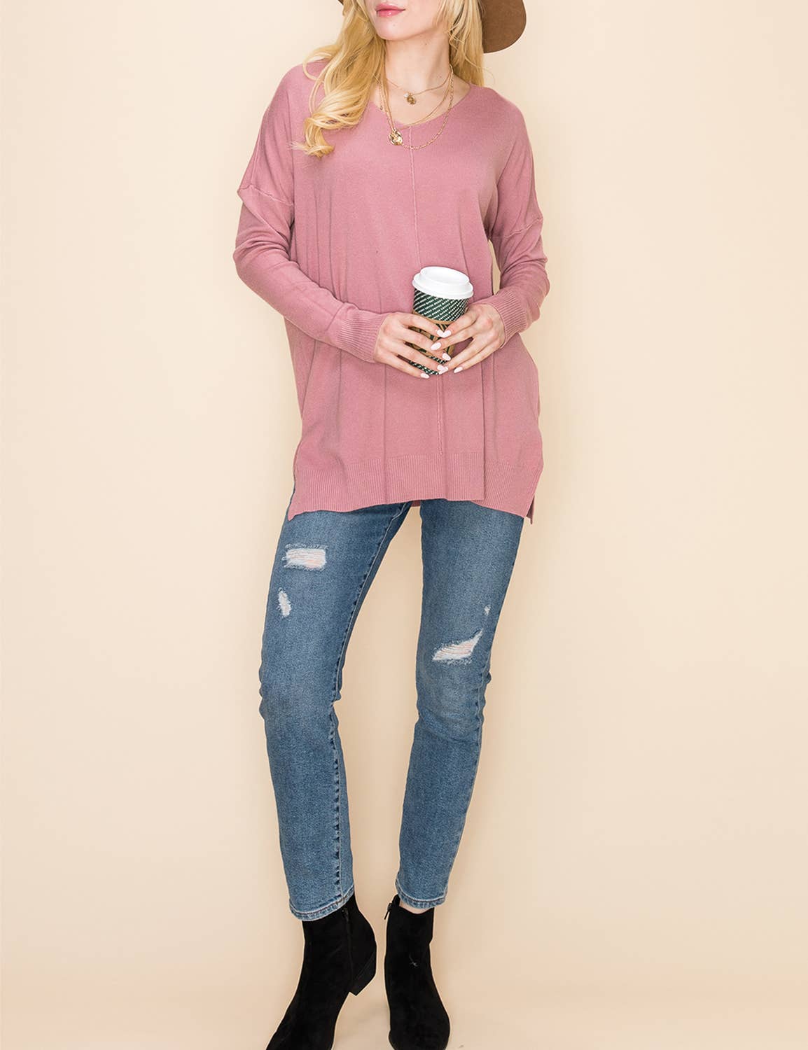 V Neck Sweater