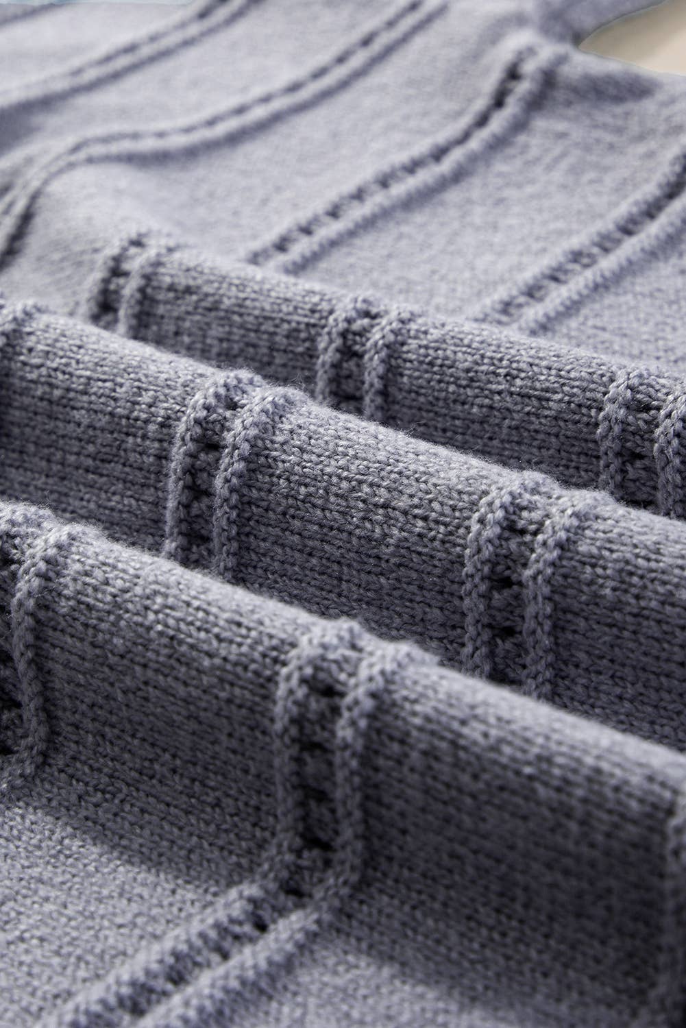 Boat Neck Knit Sweater