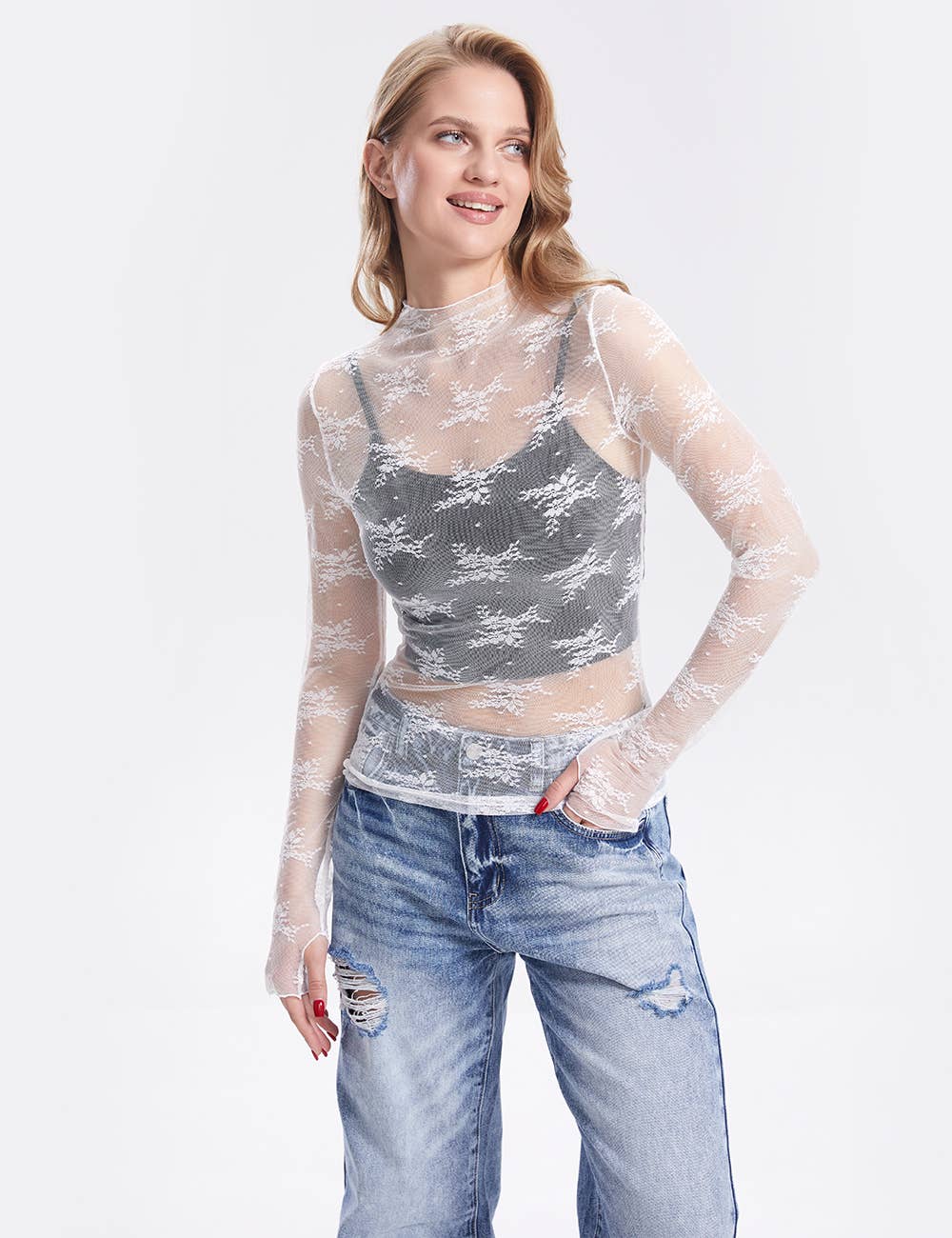 Floral Lace Shirt