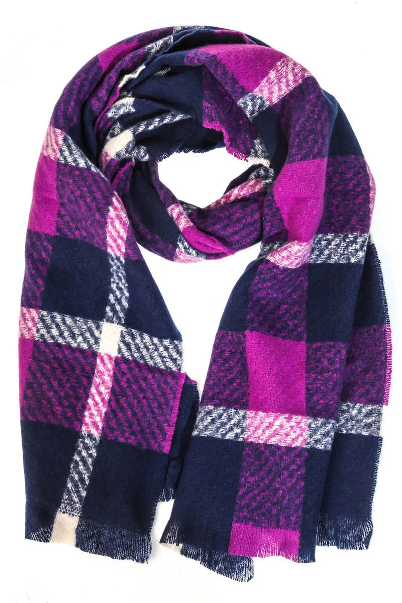 Plaid Stripe Scarf