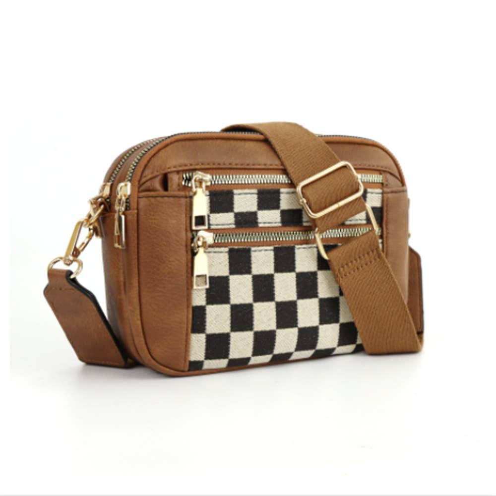 Color Blocked Crossbody Bag