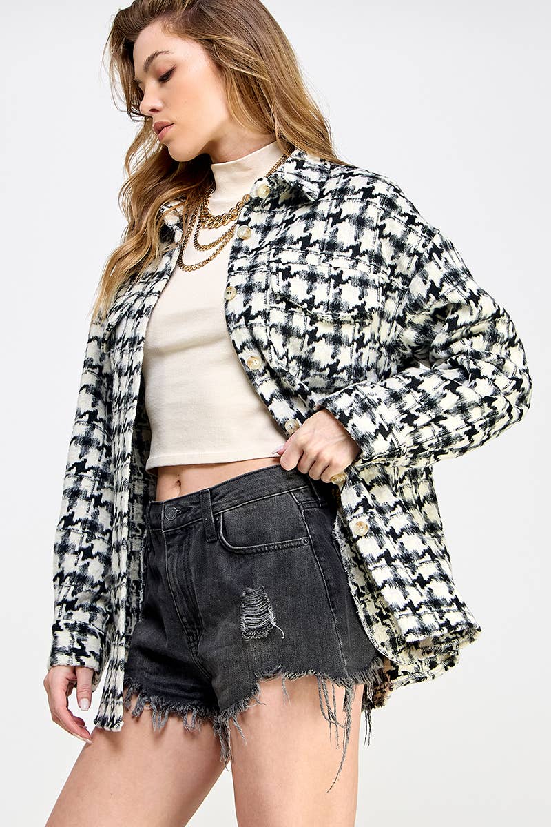 PATTERN PRINT JACKET