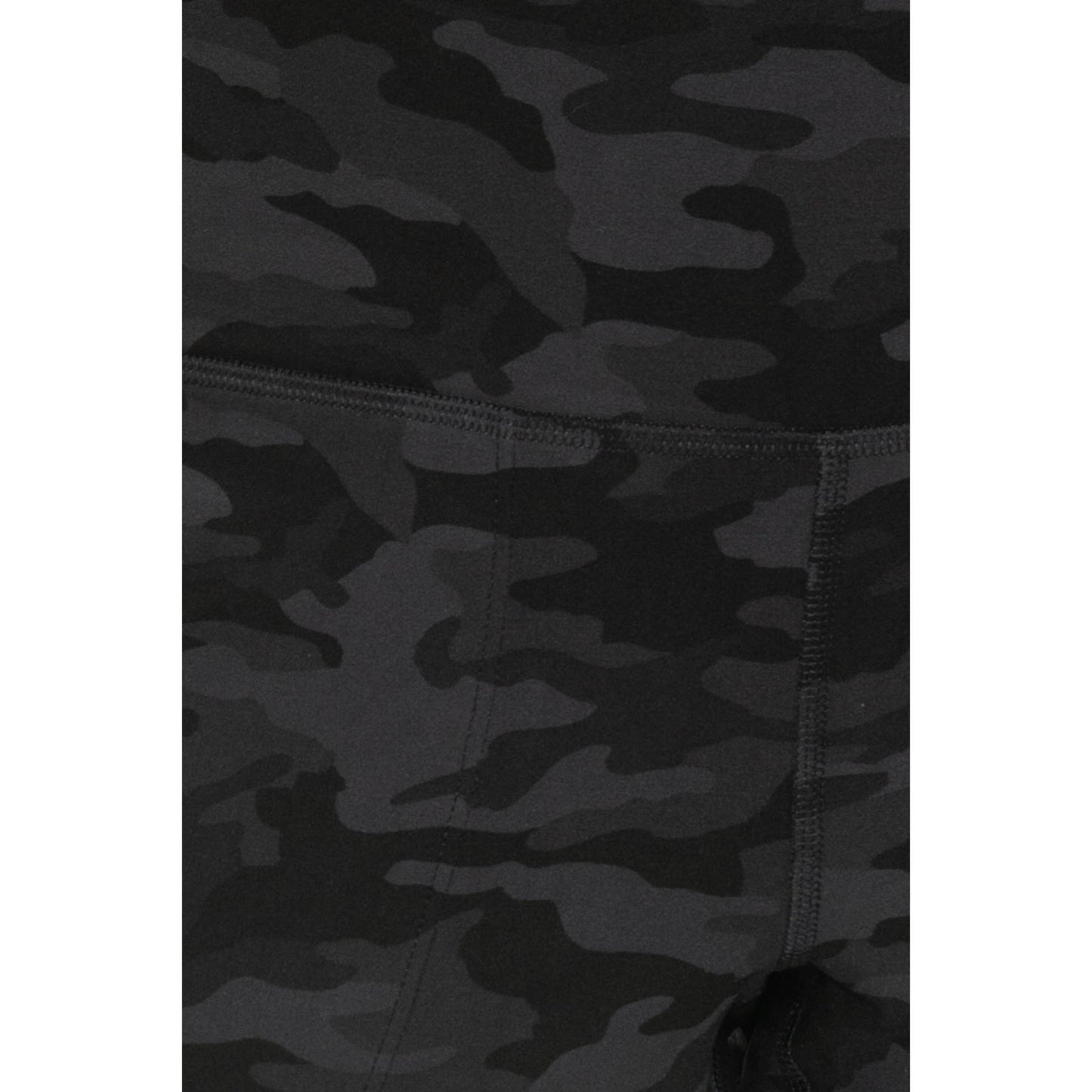 Wide Leg Camo Print Yoga Pants