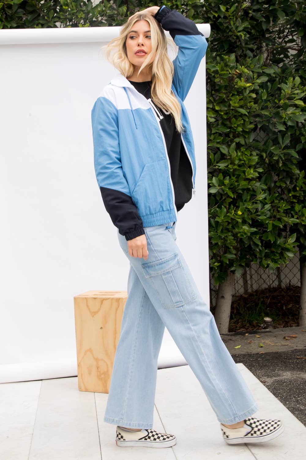 Color Block Windbreaker
