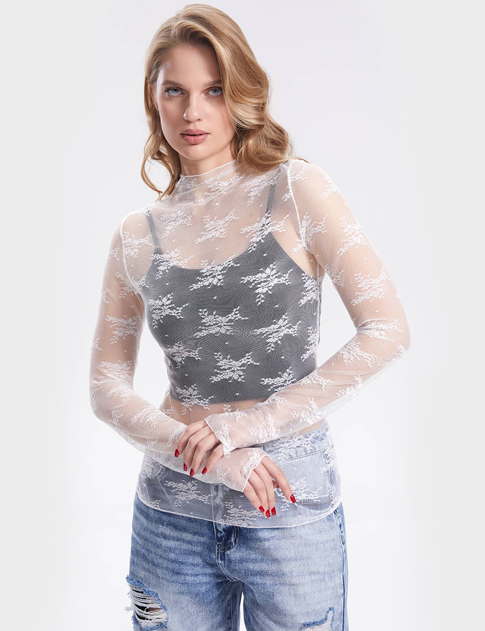 Floral Lace Shirt