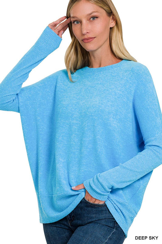 Soft Dolman Sleeve Sweater