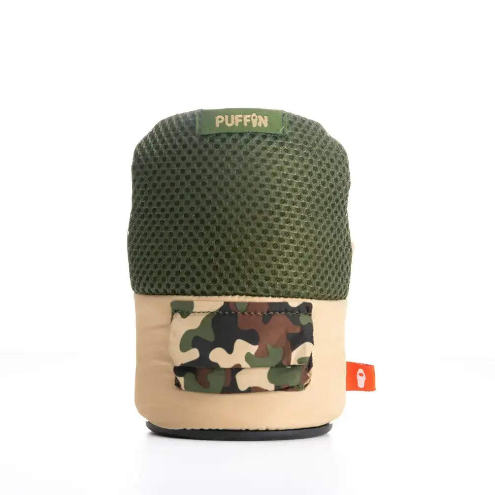 Puffin Can Coozie: The Adventurer - Taco Tan & Olive Green
