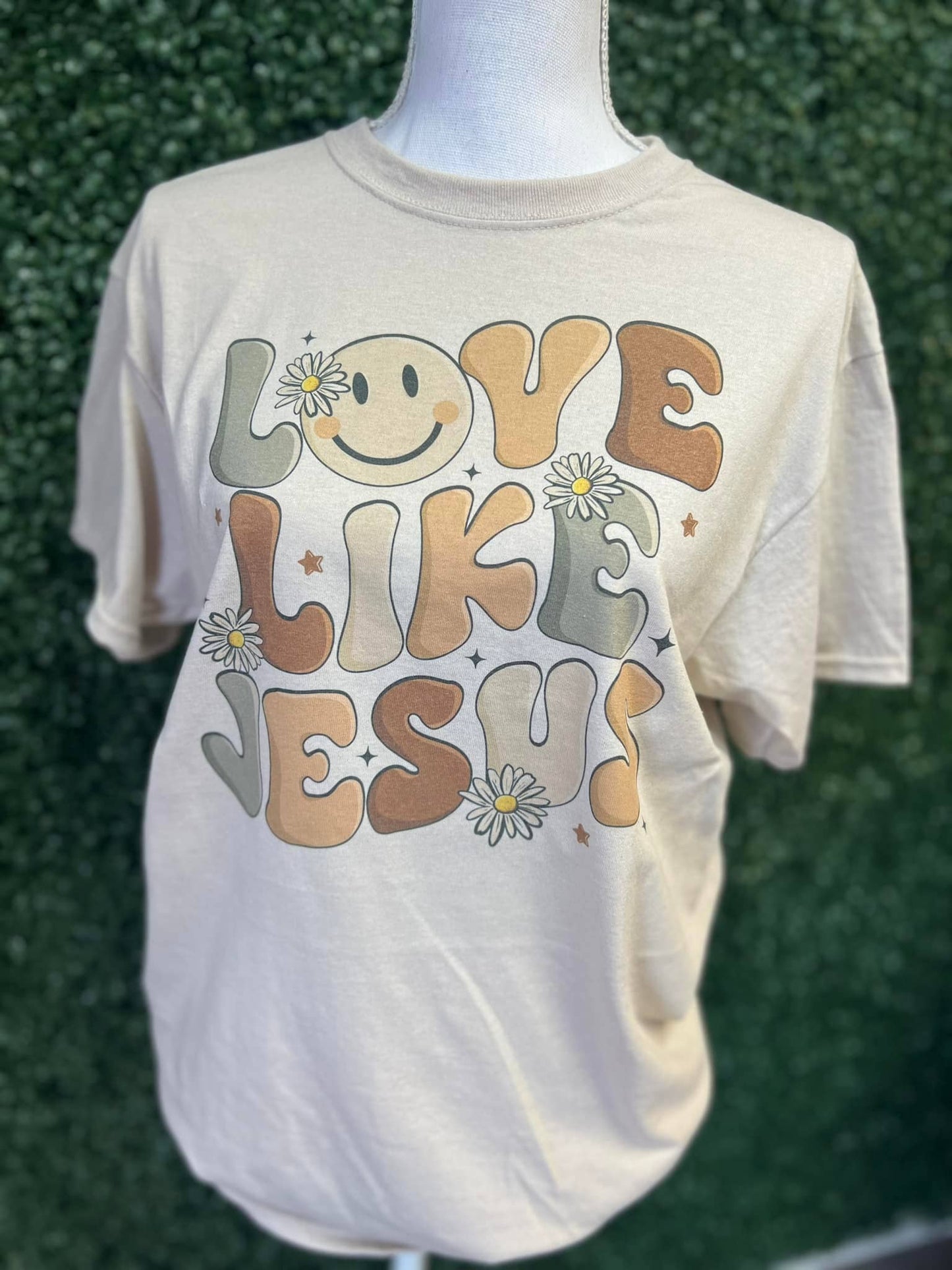 Love Like Jesus on Sand Tee