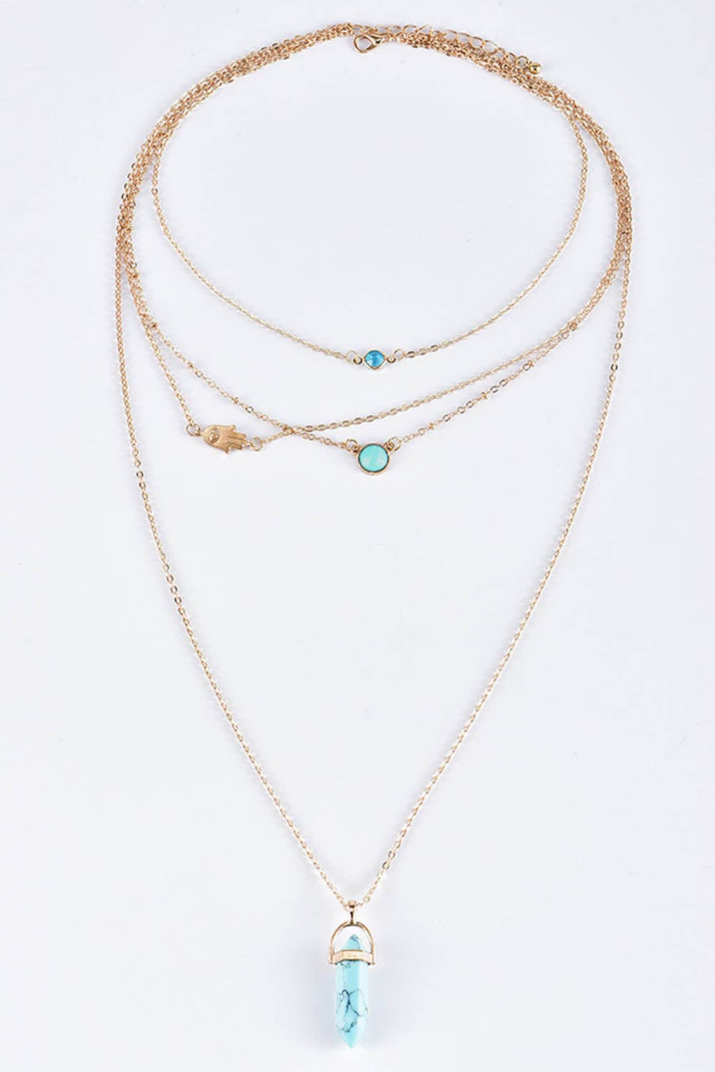 Multi-Layered Necklace-Gold