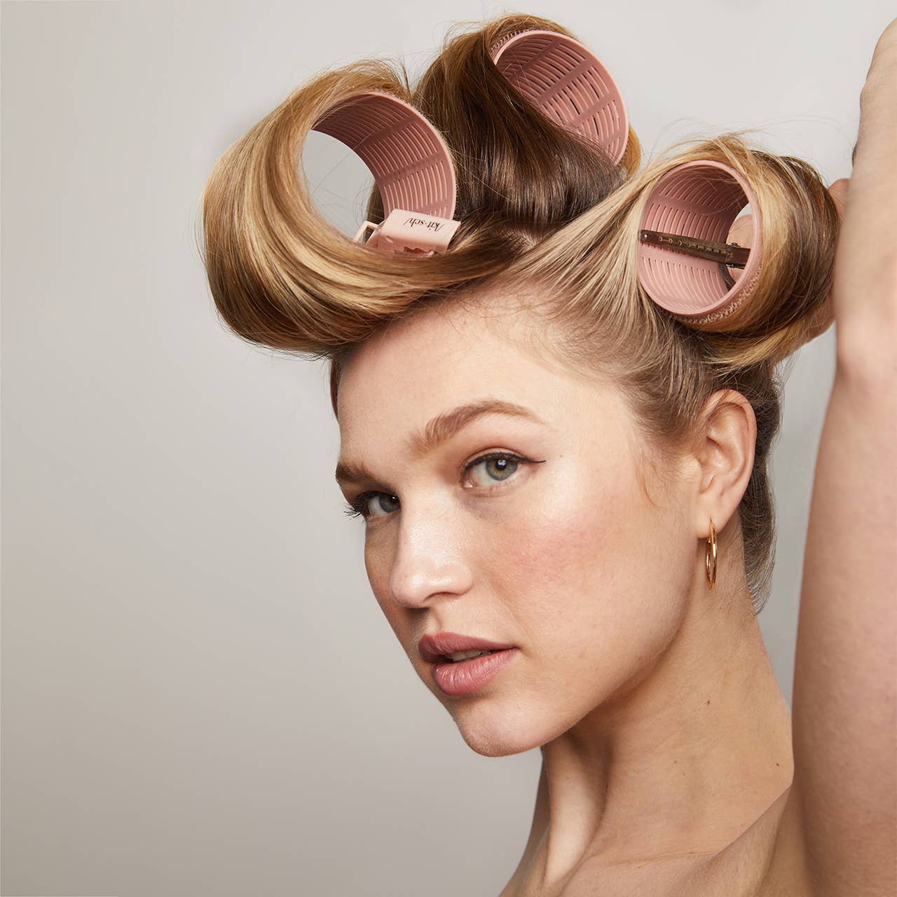 Plastic XL Thermal Rollers 4pc Set