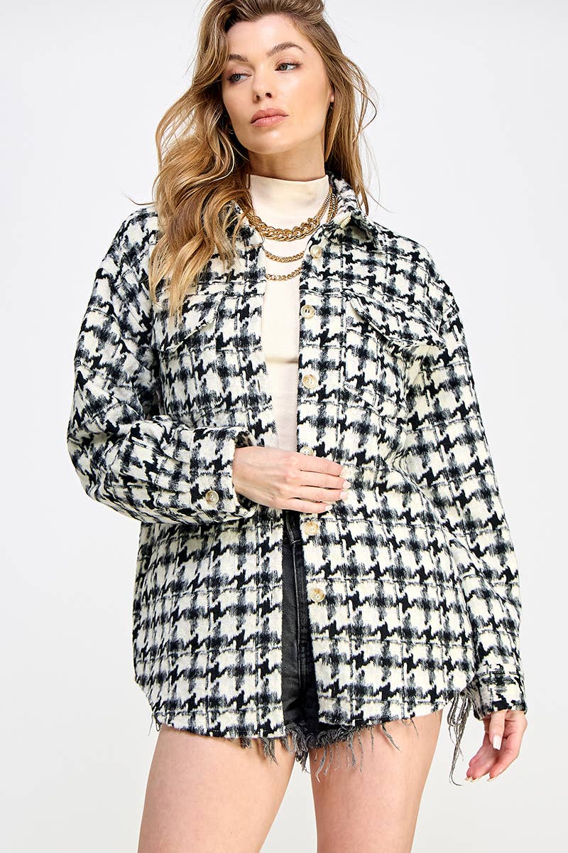 PATTERN PRINT JACKET