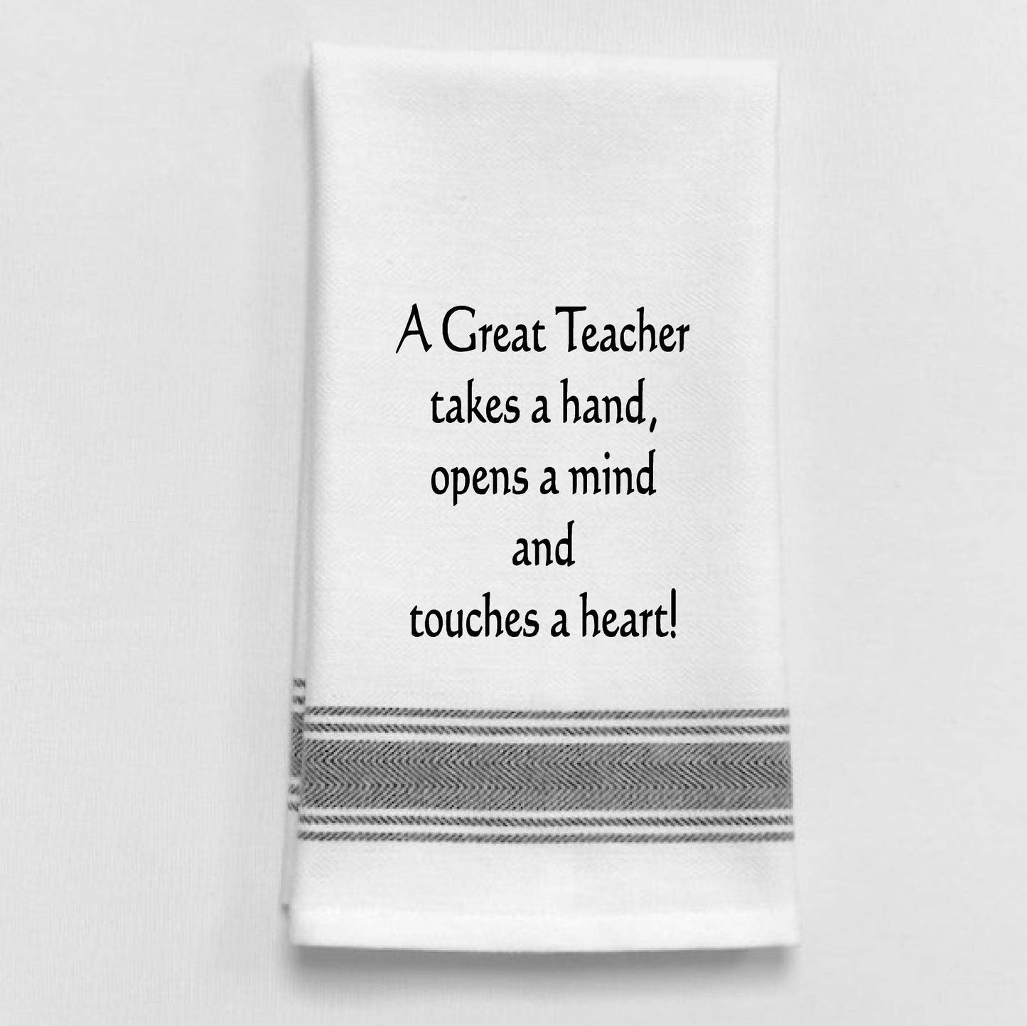Tea Towel: A great teacher takes a..."