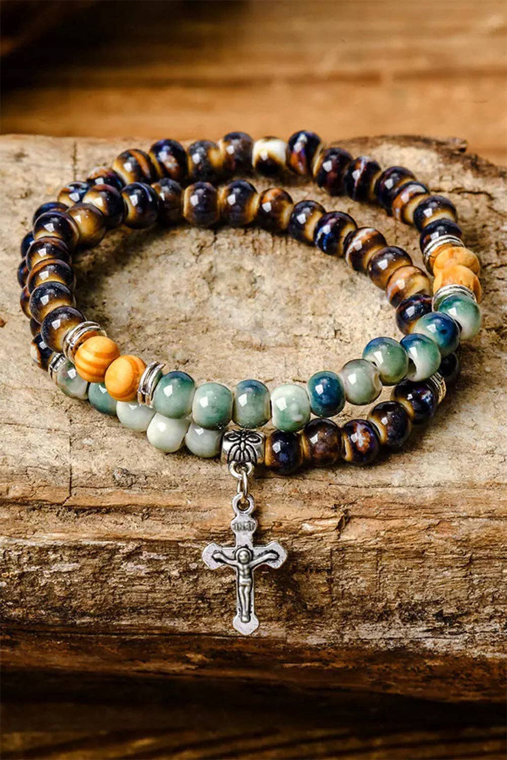Cross Beading Bracelet