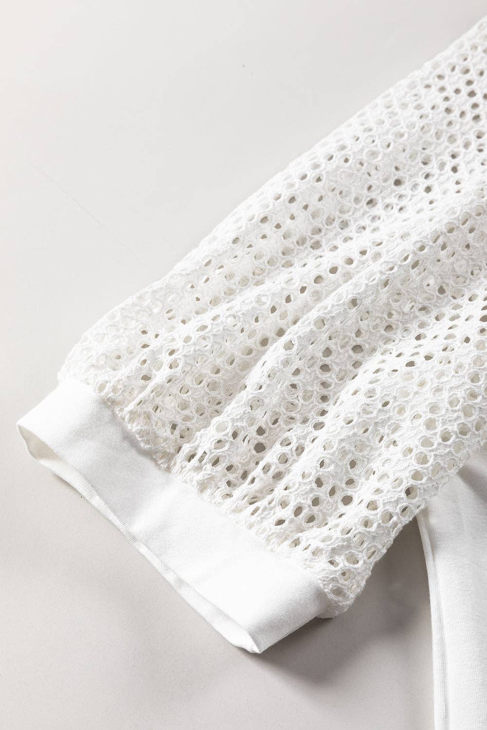 Lace Sleeve Tee