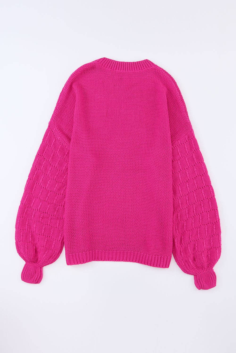 Bubble Sleeve Knit Sweater