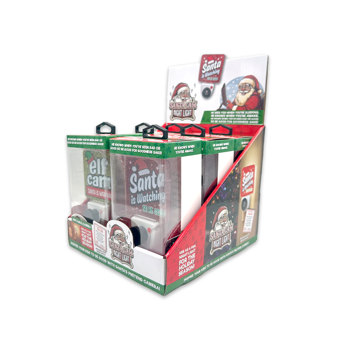 Christmas Santa Cam Night Light AC Wall