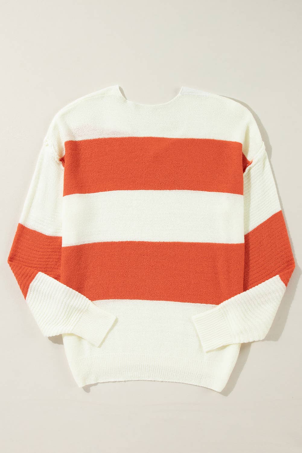 Stripe Drop Shoulder Sweater